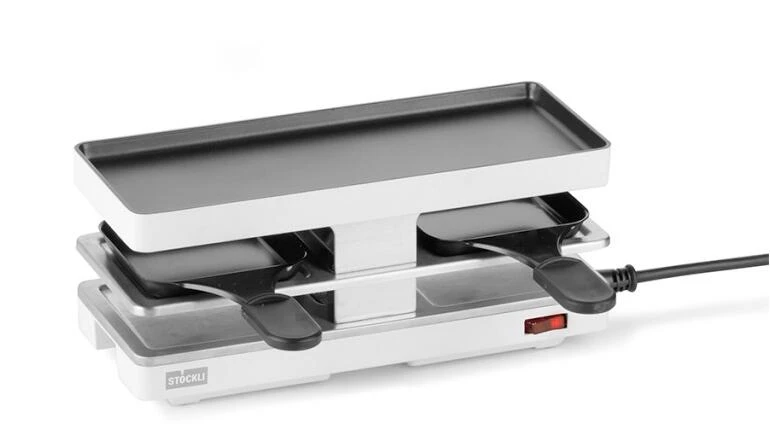 Stöckli Raclette Twinboard Basisgerät In Weiß 3 Stöckli Raclette Twinboard Basisgerät In Weiß