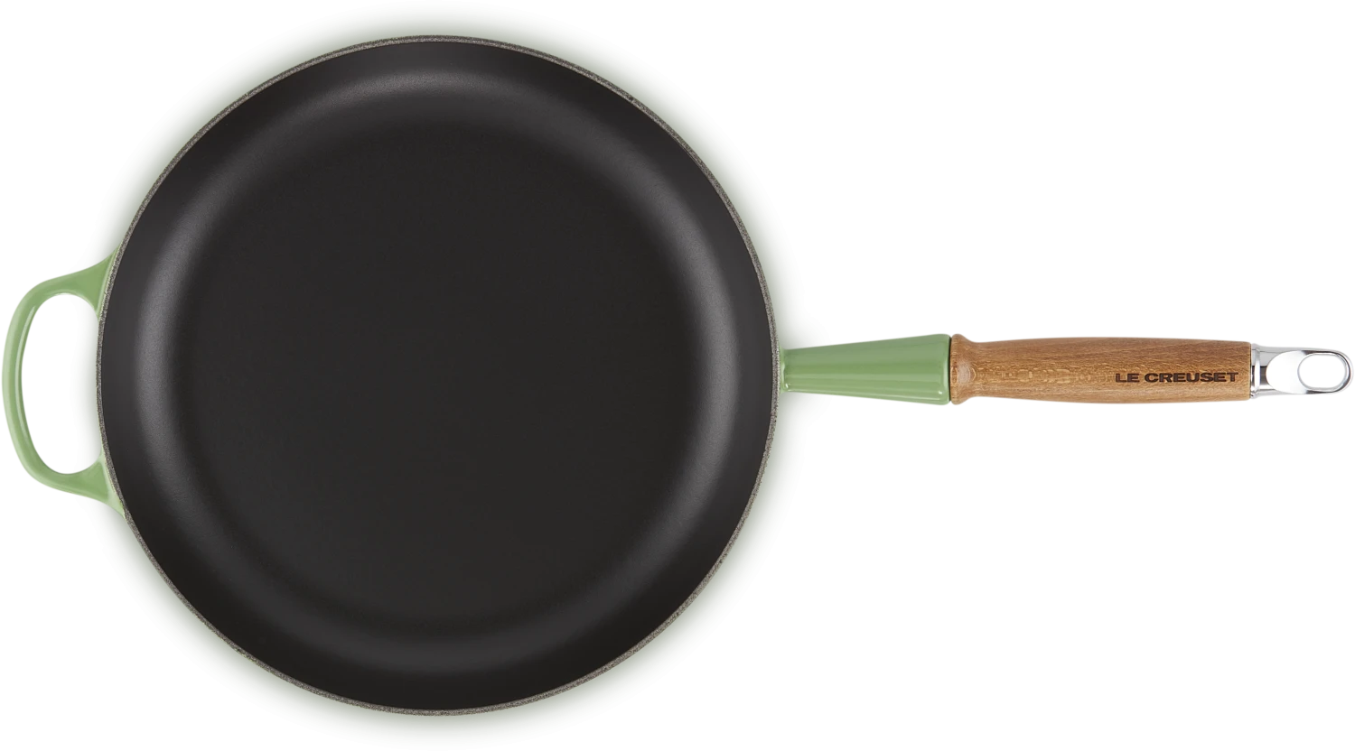 Le Creuset Bratpfanne Signature Aus Gusseisen In Bamboo Green 5 Le Creuset Bratpfanne Signature Aus Gusseisen In Bamboo Green – Bild 3