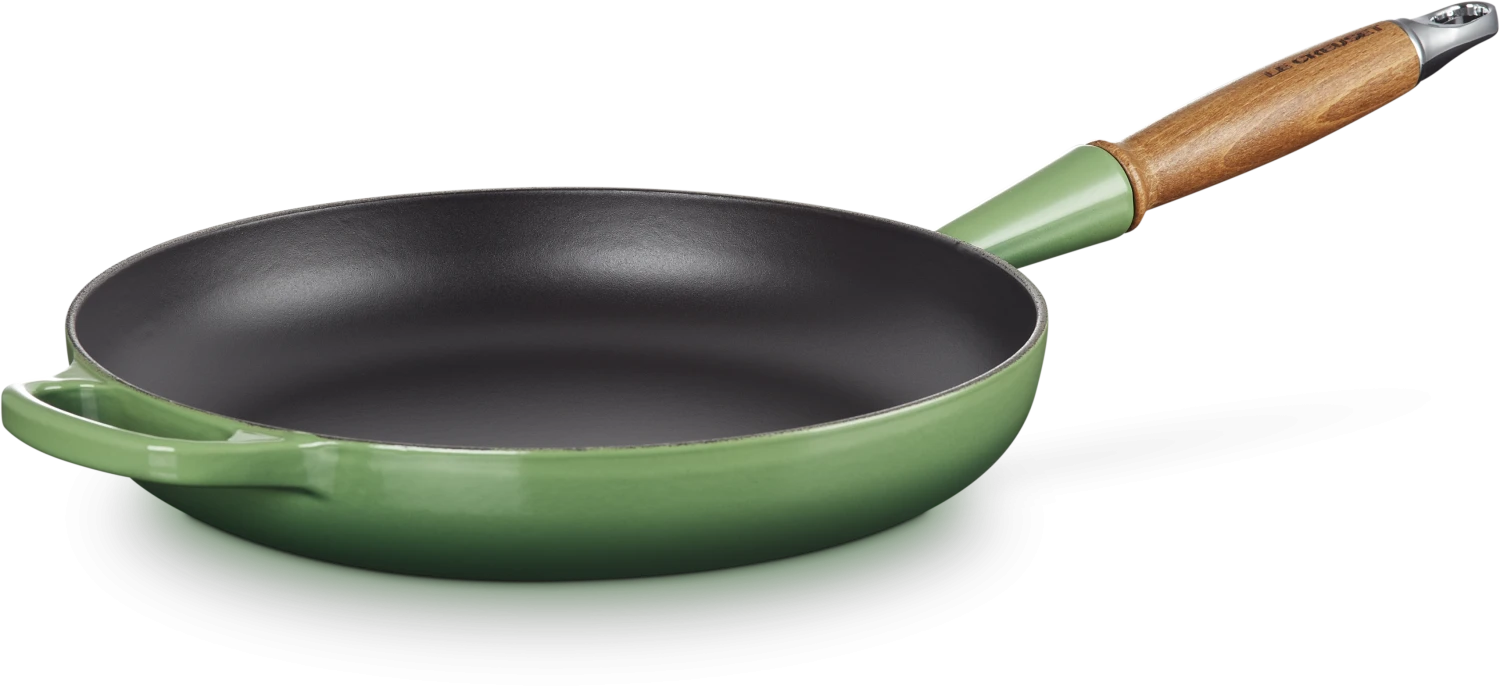 Le Creuset Bratpfanne Signature Aus Gusseisen In Bamboo Green 3 Le Creuset Bratpfanne Signature Aus Gusseisen In Bamboo Green