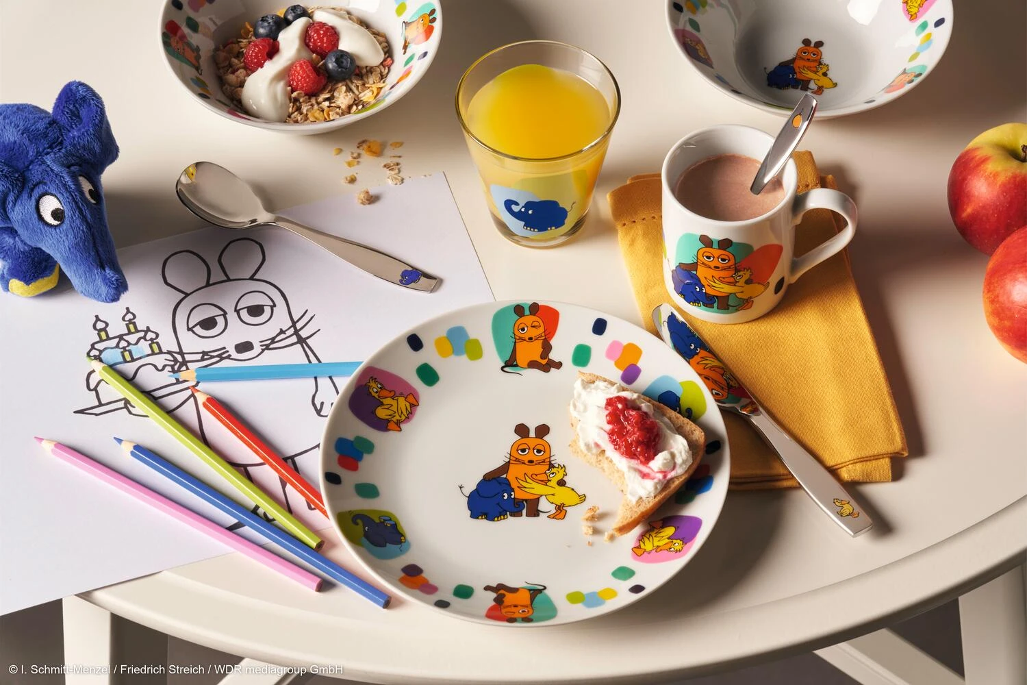 Leonardo Kindergeschirr BAMBINI 3-teilig Maus, Elefant, Ente 10 Leonardo Kindergeschirr BAMBINI 3-teilig Maus, Elefant, Ente – Bild 8