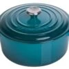 Le Creuset Bräter Signature Rund In Deep Teal -Küche Geschäft 21177226422430 neu xl 1