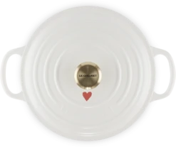 Le Creuset Bräter Signature Rund Hearts, 22 Cm -Küche Geschäft 21177228451450 00003