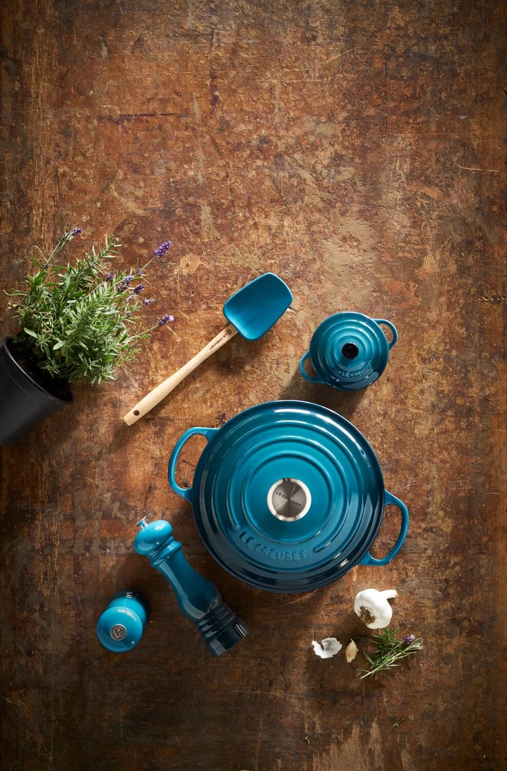 Le Creuset Mini Cocotte In Deep Teal 4 Le Creuset Mini Cocotte In Deep Teal – Bild 3