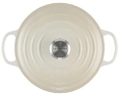Le Creuset Bräter Signature Rund In Meringue -Küche Geschäft 21177247164430 00003