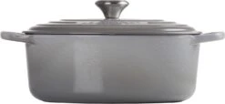 Le Creuset Bräter Signature Oval In Perlgrau -Küche Geschäft 21178295412430 00002 perlgrau