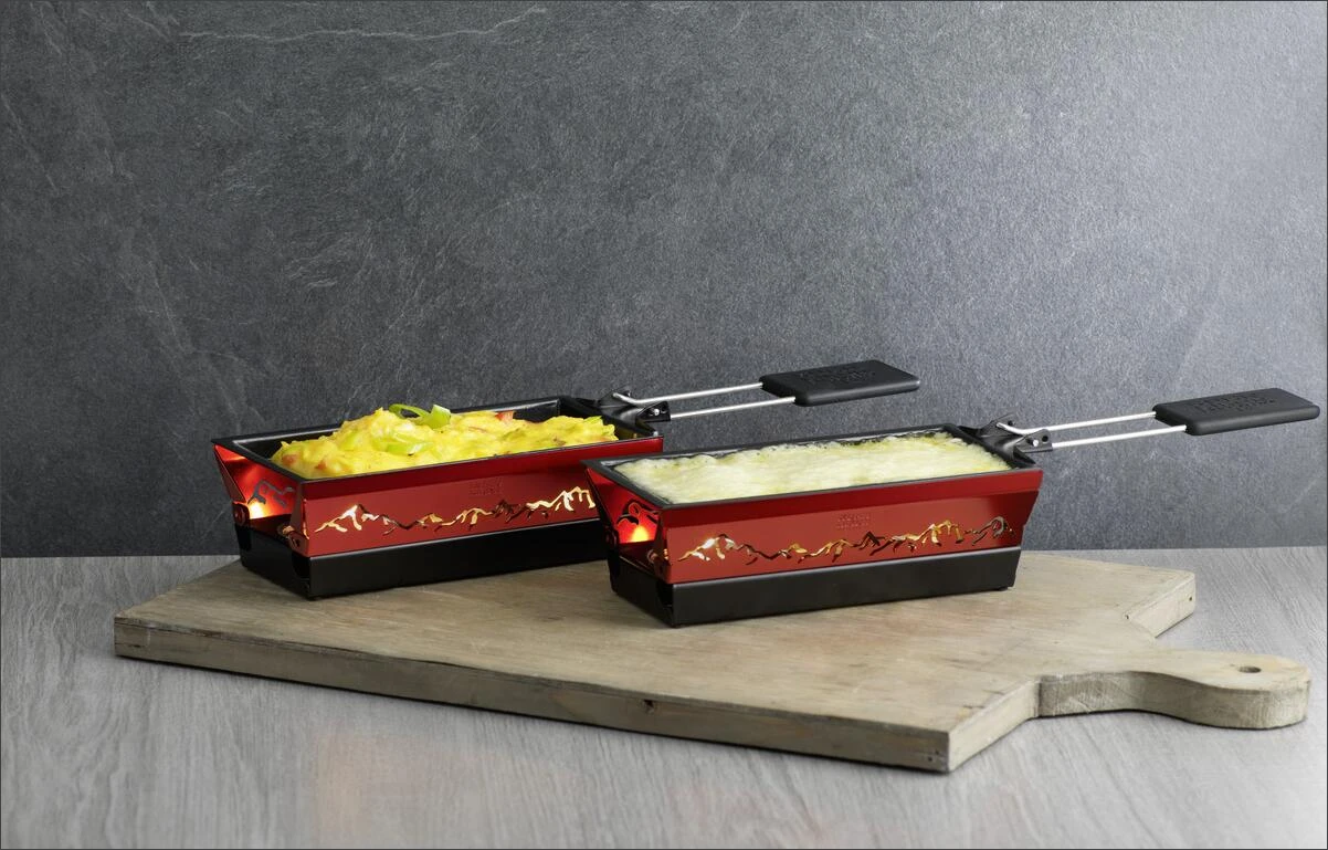 Kuhn Rikon Raclette Set Mini Alpenglühen Rot 7 Kuhn Rikon Raclette Set Mini Alpenglühen Rot – Bild 5
