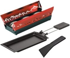 Kuhn Rikon Raclette Set Mini Alpenglühen Rot