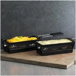 Kuhn Rikon Raclette Set Mini Alpenglühen Schwarz -Küche Geschäft 211 32237 ip2 web