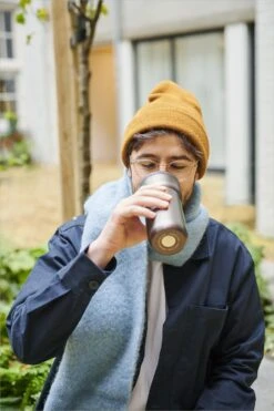 Mepal Thermobecher Ellipse 375 Ml - Titanium -Küche Geschäft 212 104180040300 insulated mug 375 ml titanium portrait