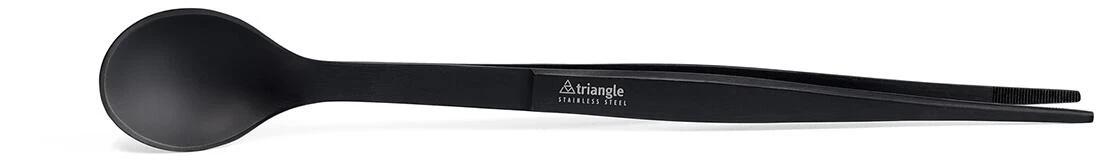 Triangle Probierlöffel FinalTouch Mit Pinzette Schwarz 4 Triangle Probierlöffel FinalTouch Mit Pinzette Schwarz – Bild 2