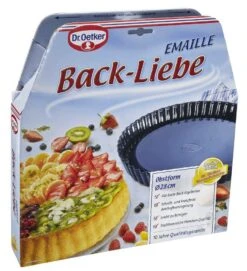 Dr. Oetker Obstkuchenform Emaille Back-Liebe, 28 Cm -Küche Geschäft 2370 pack 1 k l