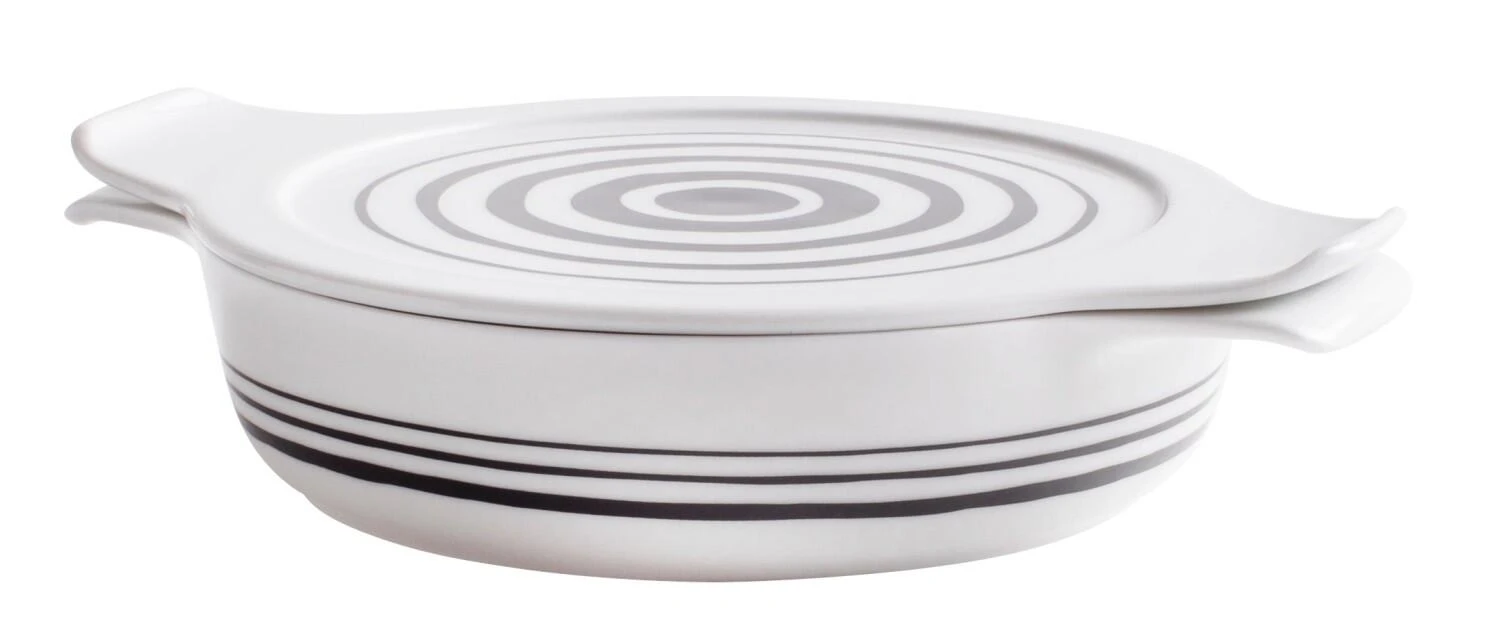 Eschenbach Flacher Topf Mit Deckel Cook & Serve In Stripes 3 Eschenbach Flacher Topf Mit Deckel Cook & Serve In Stripes