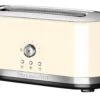 KitchenAid Langschlitztoaster Mit Manueller Bedienung In Creme -Küche Geschäft 5KMT4116EAC