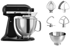KitchenAid Küchenmaschine ARTISAN 175PS In Onyx Schwarz , 4,8 L