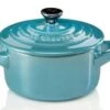 Le Creuset Mini Cocotte In Karibik Metallic -Küche Geschäft 61901107650034