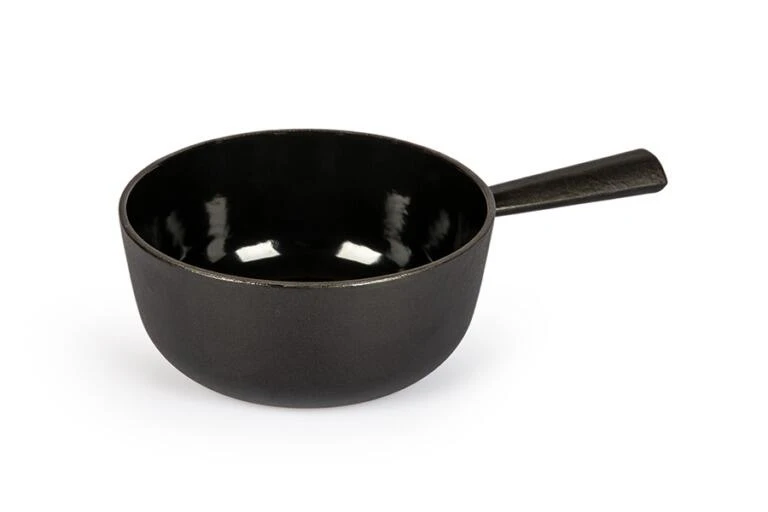 Stöckli Käsefondue-Caquelon Classic, Schwarz 4 Stöckli Käsefondue-Caquelon Classic, Schwarz – Bild 2