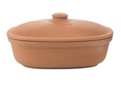 Römertopf Brot-Frische-Topf Oval Terracotta, Medium