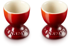 Le Creuset Eierbecher Im 2er-Set Mit Standfuß In Kirschrot