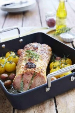 Le Creuset Aluminium-Antihaft-Bratreine 17 Le Creuset Aluminium-Antihaft-Bratreine -Küche Geschäft 96700535000000 Aluminium Bratreine 35x27cm 3 l