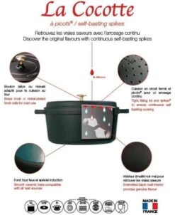 Staub Cocotte Rund Aus Gusseisen In Zimt 11 Staub Cocotte Rund Aus Gusseisen In Zimt -Küche Geschäft Braeter Eigenschaften l