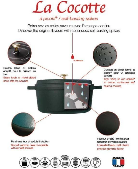 Staub Cocotte Rund Aus Gusseisen In Zimt 7 Staub Cocotte Rund Aus Gusseisen In Zimt – Bild 5