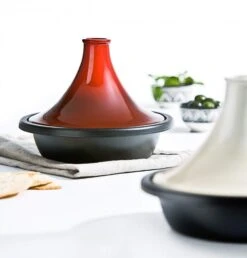 Le Creuset Tagine In Kirschrot -Küche Geschäft Gusseisen 37 klein l