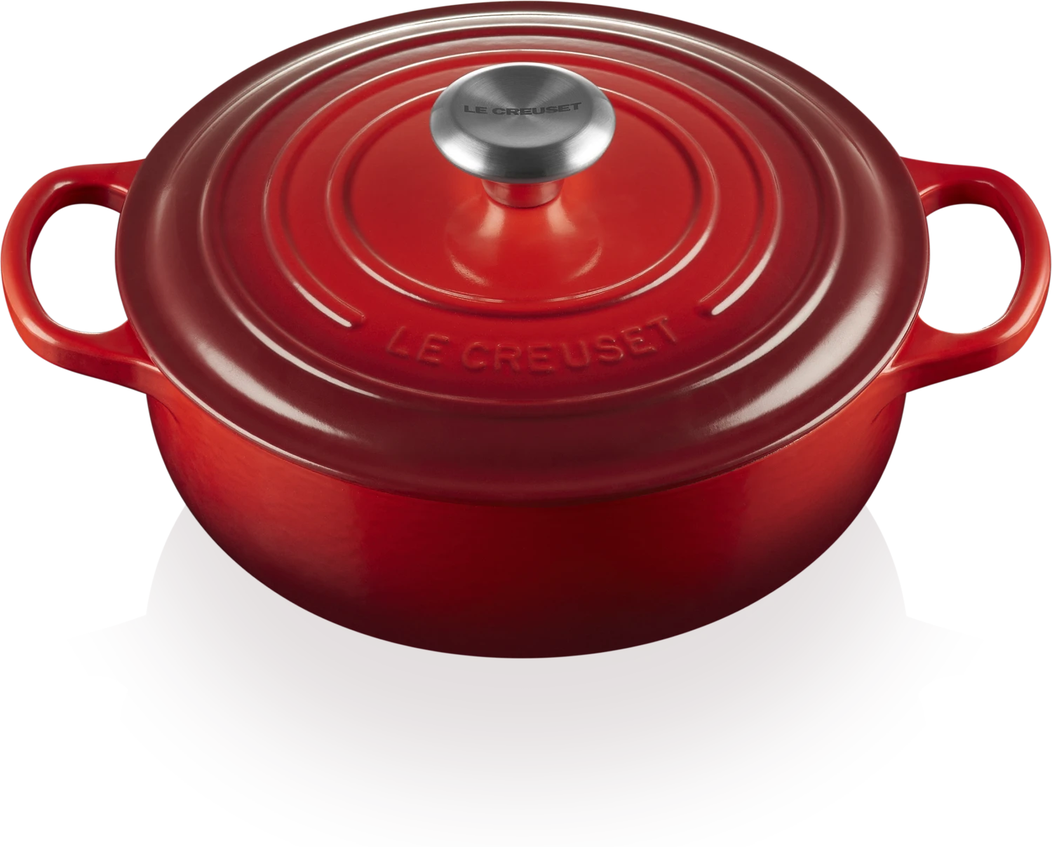 Le Creuset Sauteuse Signature Aus Gusseisen In Kirschrot 3 Le Creuset Sauteuse Signature Aus Gusseisen In Kirschrot