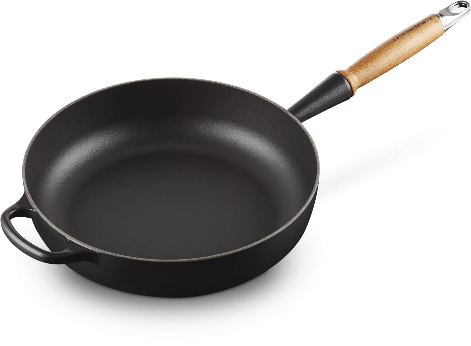Le Creuset Sautépfanne Signature Aus Gusseisen Mit Holzgriff In Schwarz 3 Le Creuset Sautépfanne Signature Aus Gusseisen Mit Holzgriff In Schwarz