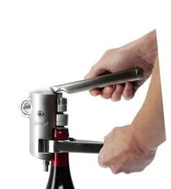 Le Creuset Screwpull Korkenzieher Leverpull LM-G10 Geo In Metal -Küche Geschäft LMG10 Metal Anw 3 l