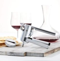 Le Creuset Screwpull Korkenzieher Leverpull LM-G10 Geo In Metal -Küche Geschäft Leverpull 5 l