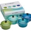 Le Creuset Mini-Cocotten Meeresbrise, 4er-Set -Küche Geschäft Meeresbrise