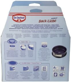 Dr. Oetker Springform Mit Emaille-Servierboden Back-Liebe 18 Cm -Küche Geschäft PACK 1104 3