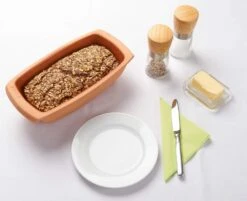 Römertopf Brotbackschale Länglich -Küche Geschäft RT Impressionen Bild 12 Brotbackform l nglich Gedeck l
