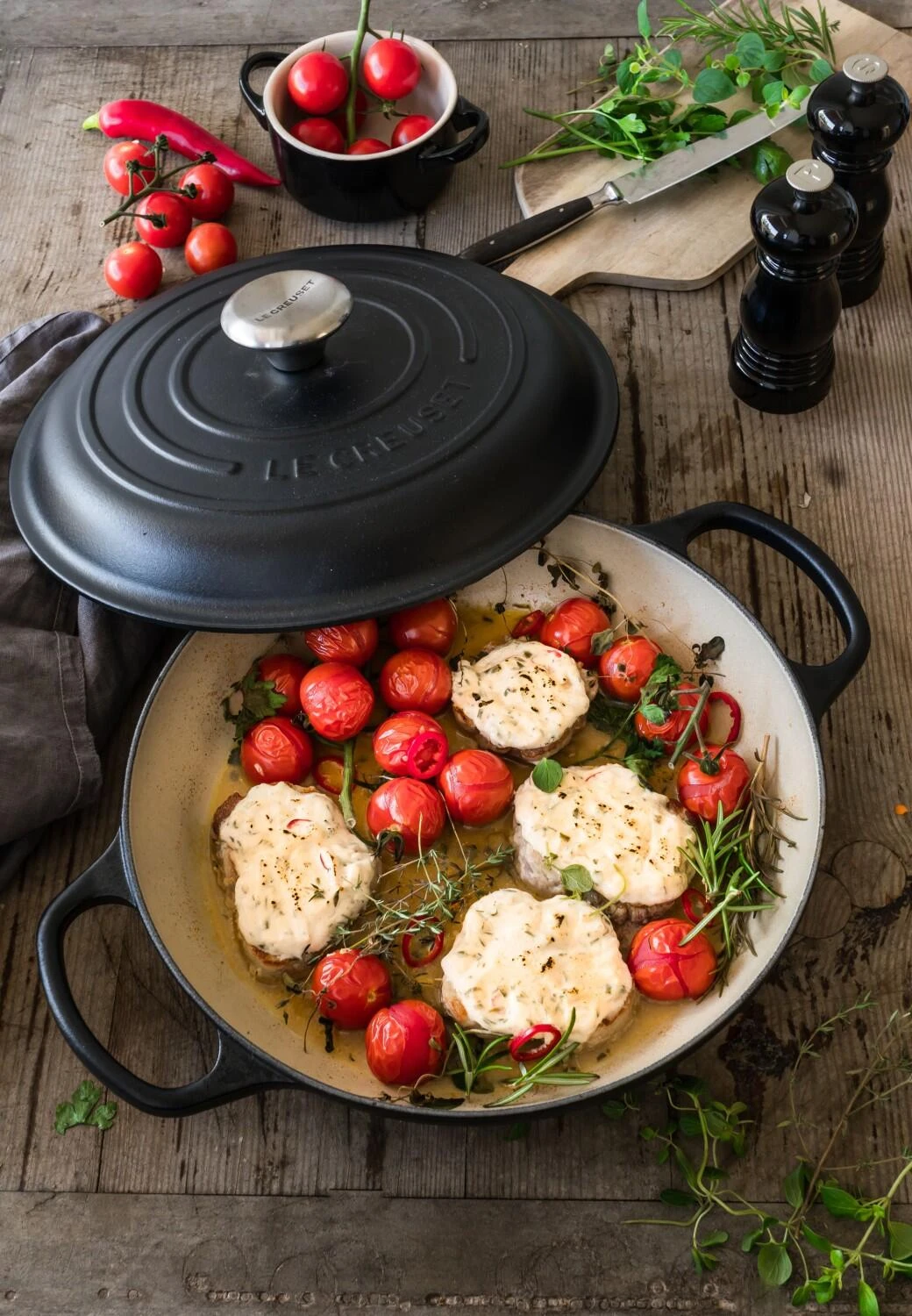 Le Creuset Gourmet-Profitopf Signature In Schwarz 4 Le Creuset Gourmet-Profitopf Signature In Schwarz – Bild 2